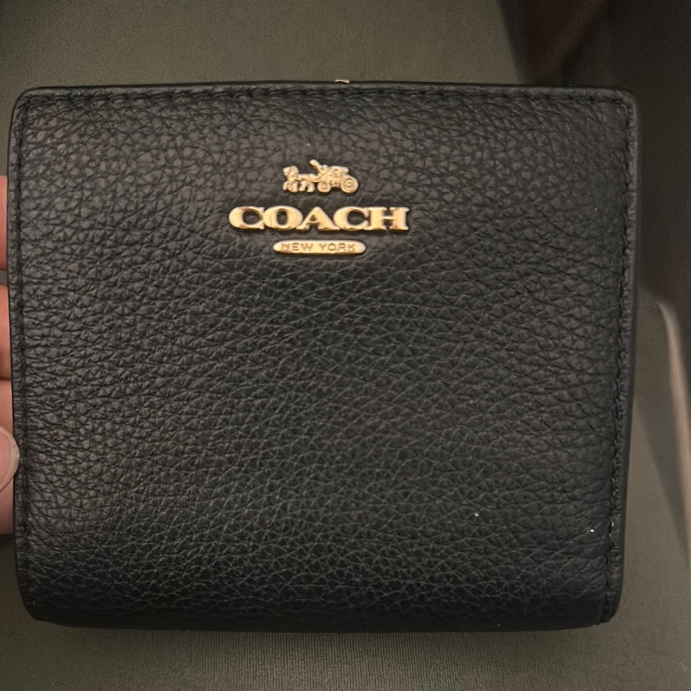 Coach Black Leather Wallet